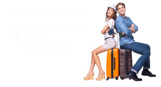 Una settimana a 4 stelle in Italia per due persone