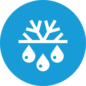Sbrinamento automatico per operare anche a basse temperature