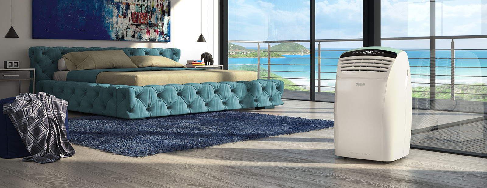 Splendid Climatizzatore Portatile Olimpia Splendid 12000 Btu Wi-Fi R290 Touch Silent12P 