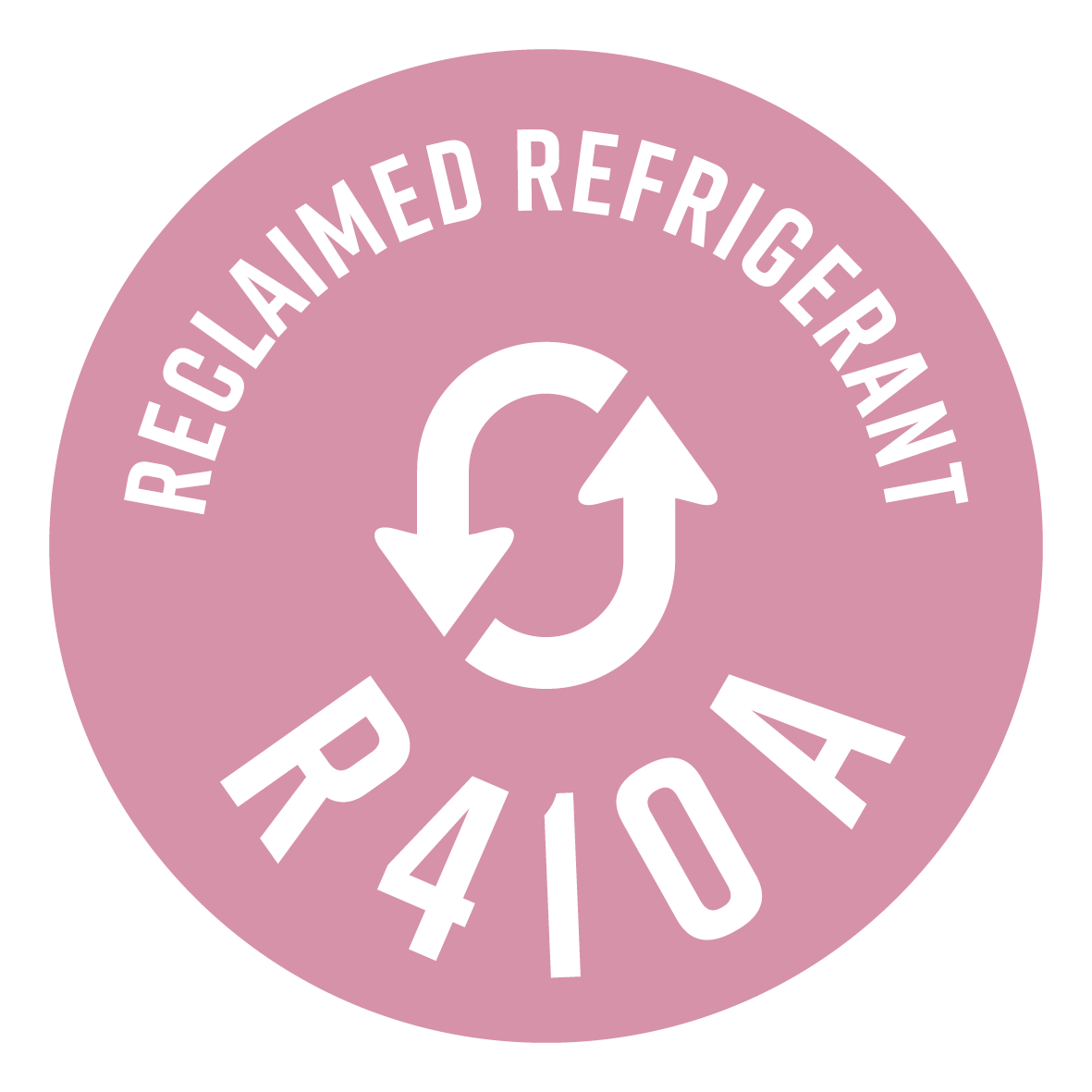 Utilizza solo R410A rigenerato: un refrigerante identico all'originale, ma recuperato da impianti esistenti. Per un'economia sempre più circolare.